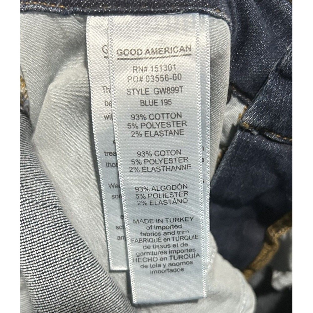 Good American Women Size 2 Good‎ Waist High Rise Skinny Denim Jeans - Picture 6 of 6